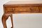 Antique Queen Anne Style Burr Walnut Console Table 6