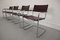 Bauhaus Leather Model MG5 Cantilever Chairs by Centro Studi for Matteo Grassi, 1970, Set of 4 3