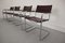 Bauhaus Leather Model MG5 Cantilever Chairs by Centro Studi for Matteo Grassi, 1970, Set of 4, Image 3