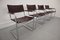 Bauhaus Leather Model MG5 Cantilever Chairs by Centro Studi for Matteo Grassi, 1970, Set of 4 12