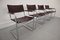 Sedie cantilever MG5 Bauhaus in pelle di Centro Studi per Matteo Grassi, 1970, set di 4, Immagine 12