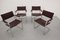 Bauhaus Leather Model MG5 Cantilever Chairs by Centro Studi for Matteo Grassi, 1970, Set of 4 2