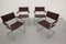 Bauhaus Leather Model MG5 Cantilever Chairs by Centro Studi for Matteo Grassi, 1970, Set of 4, Image 2