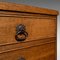 Antique English Oak Gentleman's Chest of Drawers, 1800s 10