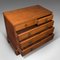 Antique English Oak Gentleman's Chest of Drawers, 1800s, Image 7