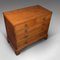 Antique English Oak Gentleman's Chest of Drawers, 1800s 6