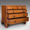 Antique English Oak Gentleman's Chest of Drawers, 1800s 2