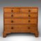 Antique English Oak Gentleman's Chest of Drawers, 1800s 3
