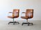 Tan Leather Desk Chair, 1970s 1