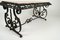 Art Deco Wrought Iron Coffee Table with Marble Top, 1940s 10