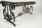 Art Deco Wrought Iron Coffee Table with Marble Top, 1940s, Image 10