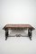 Tavolino da caffè Art Déco in ferro battuto con ripiano in marmo, anni '40, Immagine 9