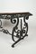 Art Deco Wrought Iron Coffee Table with Marble Top, 1940s 13