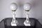 Nude Woman Ball Lamps by Onices Eth, 1980s, Set of 2 1