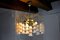 Lámpara de araña italiana con flores de cristal de Murano de Mazzega, años 70, Imagen 2