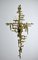 Vintage Crucifix of Christ in Brass, Spain, 1980s 4