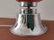 Modernist Red Bubble Glass and Chrome Table Lamp, 1990s, Image 7