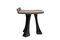 Pok Collection Hand Carved Solid Oak Stool with Inlaid Marble Gems by Soshiro, 2019, Image 4