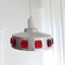 Danish Industrial UFO Brushed Silver Ceiling Hanging Lamp, 1960s 14