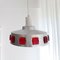 Danish Industrial UFO Brushed Silver Ceiling Hanging Lamp, 1960s, Image 14