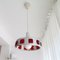 Danish Industrial UFO Brushed Silver Ceiling Hanging Lamp, 1960s, Image 10