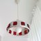 Danish Industrial UFO Brushed Silver Ceiling Hanging Lamp, 1960s 12