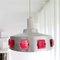 Danish Industrial UFO Brushed Silver Ceiling Hanging Lamp, 1960s, Image 7