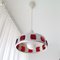 Danish Industrial UFO Brushed Silver Ceiling Hanging Lamp, 1960s 9