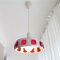 Danish Industrial UFO Brushed Silver Ceiling Hanging Lamp, 1960s, Image 13