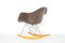 Mid-Century RAR Rocking Chair with Vitra Base by Charles & Ray Eames for Herman Miller 6