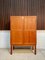 Danish Teak Bar Cabinet or Cupboard with Brass Details, 1960s, Image 1