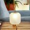 Mid-Century Italian Lamp in Opal Glass and Brass in the Style of Fontana Arte 10