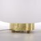 Mid-Century Italian Maxi Lamp in Opal Glass and Brass in the Style of Fontana Arte, Image 2