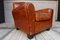 Art Deco Leder Clubsessel 9