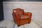 Art Deco Leather Club Chair, Image 4