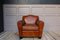 Art Deco Leather Club Chair, Image 1
