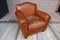 Art Deco Leather Club Chair 8