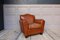 Art Deco Leder Clubsessel 1