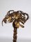 Gilt Metal Palm Tree Floor Lamp by Hans Kögl, 1970s 5