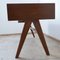 Mid-Century Teak Student Compass Desk by Pierre Jeanneret 7