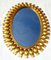 Sun Mirror with Tulip-Shaped Frame Decoration 7