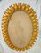 Sun Mirror with Tulip-Shaped Frame Decoration 4