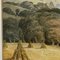 Caza de perros del bosque, siglo XIX, acuarela, Imagen 3