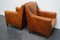 Vintage Dutch Cognac Colored Leather Club Chairs, Set of 2 9