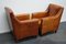 Sillones Club holandeses vintage de cuero color coñac. Juego de 2, Imagen 14