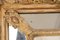 Antique French Crested Margin Mirror in Original Parcel-Gilt 10