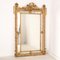 Antique French Crested Margin Mirror in Original Parcel-Gilt, Image 2