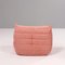 Pink Togo Chair & Footstool by Michel Ducaroy for Ligne Roset, Set of 2 5