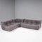 Grey Modular Togo Sofa and Footstool by Michel Ducaroy for Ligne Roset, Set of 3 3