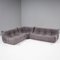 Grey Modular Togo Sofa and Footstool by Michel Ducaroy for Ligne Roset, Set of 3, Image 3